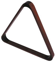 Triangel, 57,2 mm deluxe mørkt tre