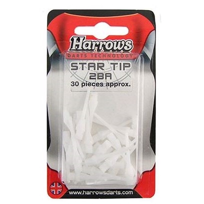 Harrows Softip Keypoint spidser, 30 stk