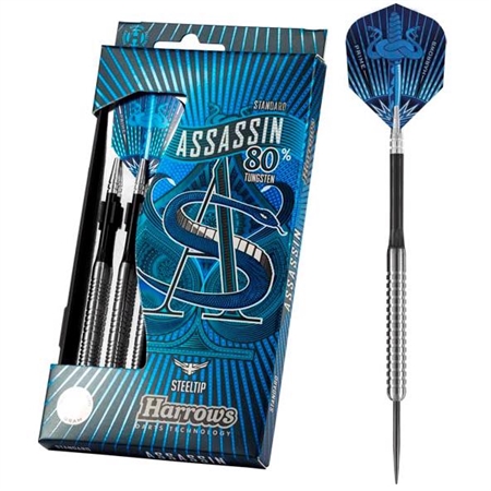 Assassin 80% NT steeltip dartpile fra Harrows 23 gram