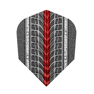 Supergrip flights Harrows - 1704 rød