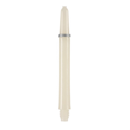 Nylon shafts m/klemmering fra Harrows white - Short