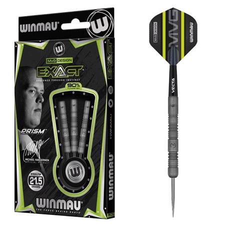 Nyhet MvG Exact 90% NT steeltip dartpile fra Winmau 23 gram 