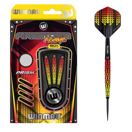  Firestorm Flame 90 % NT steeltip dartpile fra Winmau - 23 gram 