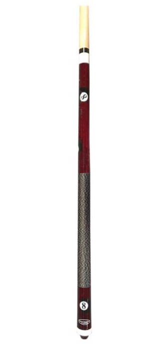 Junior pool kø 2-delt m/ 8-ball & wrap 123 cm