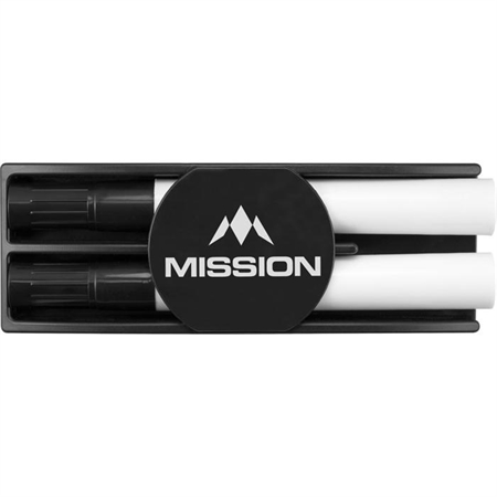 Mission whiteboard kit - 2 tusjer sort & renser